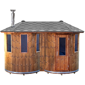 Vertical sauna BARREL SAUNA S1800AWD2P Duo