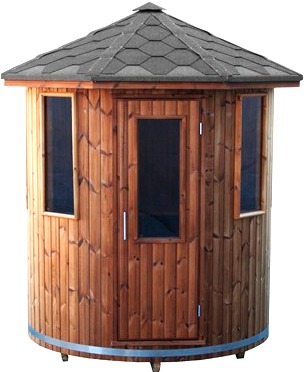 Vertical sauna